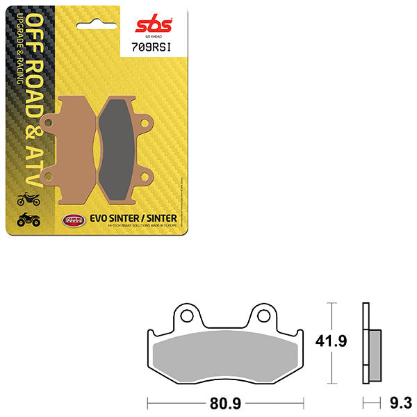 SBS EVO SINTER BRAKE PAD (6280709100)