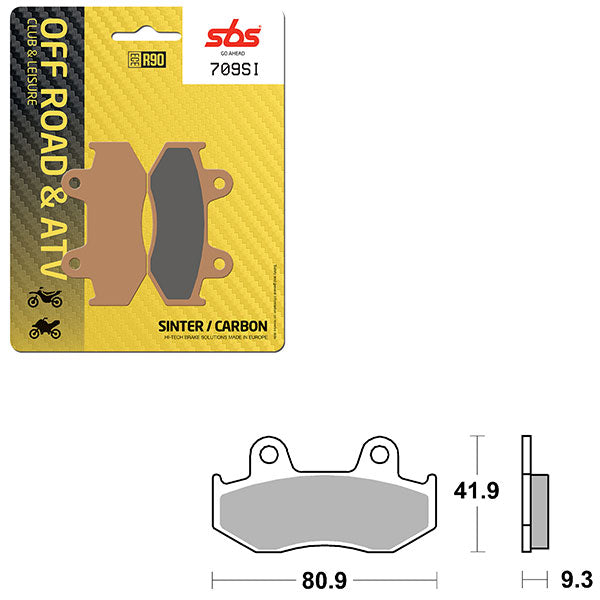 SBS ATV/UTV SINTER BRAKE PAD (6240709100)