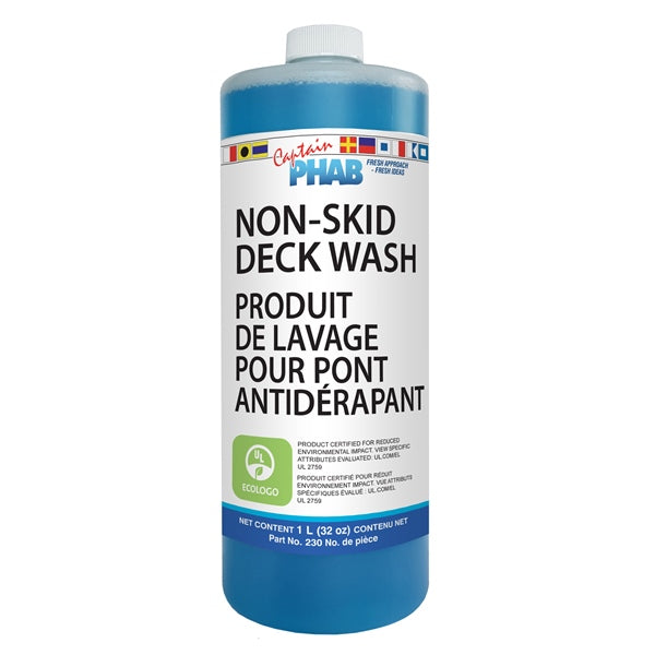 Captain Phab Détergent de pont antidérapant 1 L / 0.26 G - RecreaShop