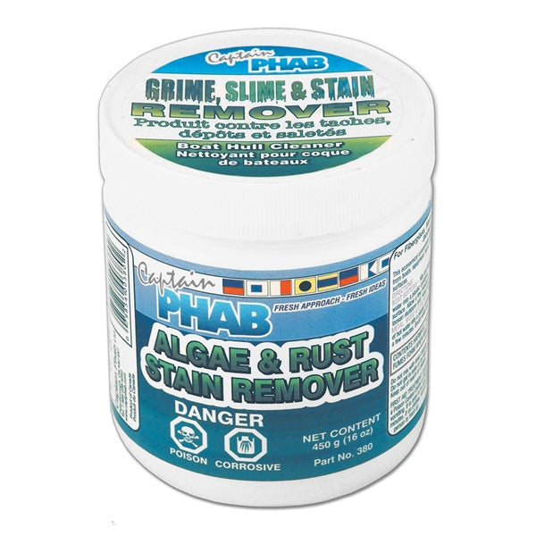 Captain Phab Produit antitaches de rouille et algues 16 oz - RecreaShop