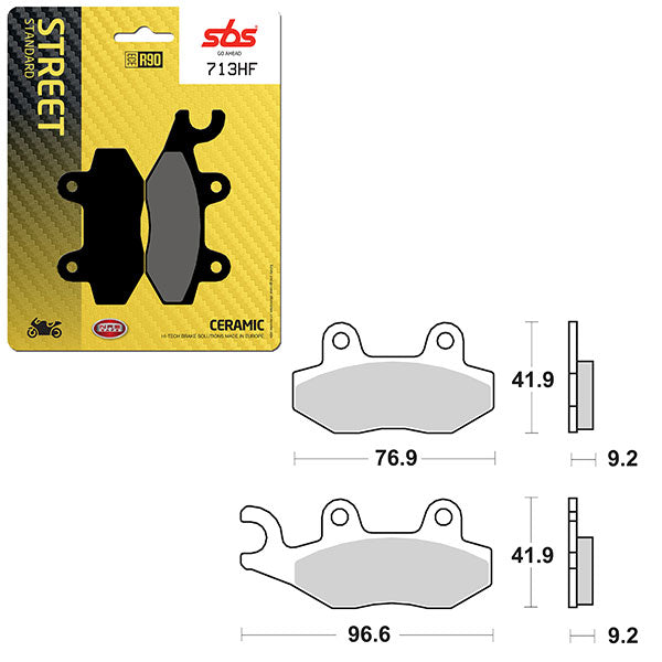 SBS ATV/UTV CERAMIC BRAKE PAD (6190713100)