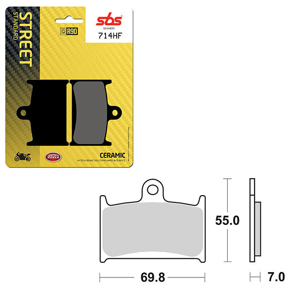 SBS ATV/UTV CERAMIC BRAKE PAD (6190714100)