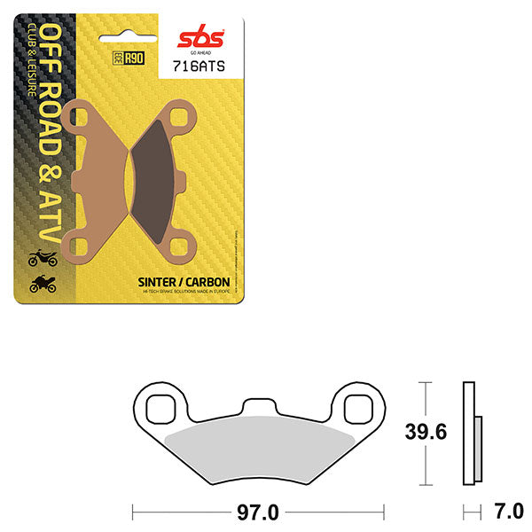 SBS SINTER BRAKE PAD (6460716100)