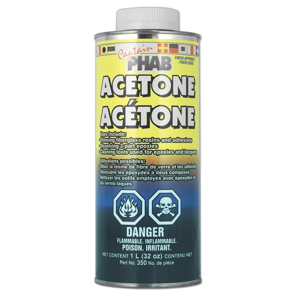 Captain Phab Nettoyant à l’acétone pour fibre de verre - RecreaShop