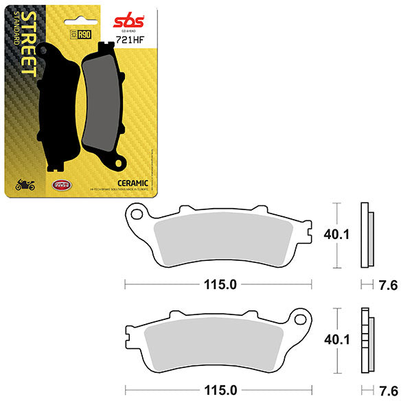 SBS ATV/UTV CERAMIC BRAKE PAD (6190721100)