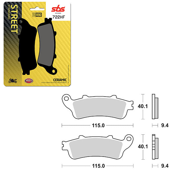 SBS ATV/UTV CERAMIC BRAKE PAD (6190722100)