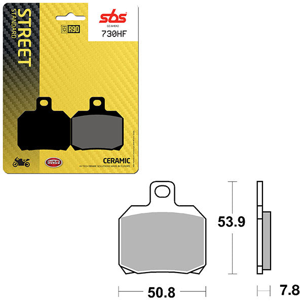SBS ATV/UTV CERAMIC BRAKE PAD (6190730100)