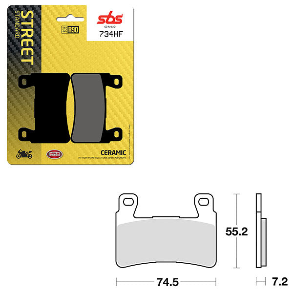 SBS ATV/UTV CERAMIC BRAKE PAD (6190734100)
