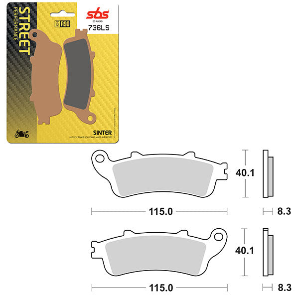 SBS PERFORMANCE LS SINTER BRAKE PAD (6260736100)