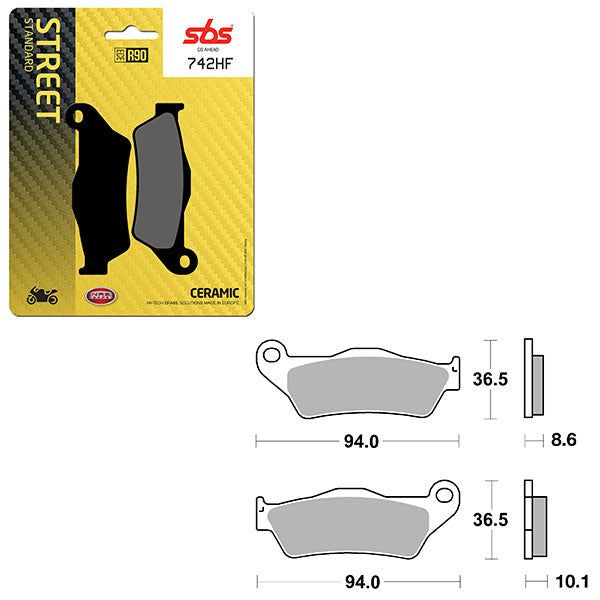 SBS ATV/UTV CERAMIC BRAKE PAD (6190742100)