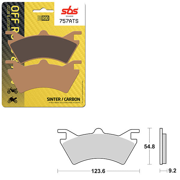SBS SINTER BRAKE PAD (6460757100)