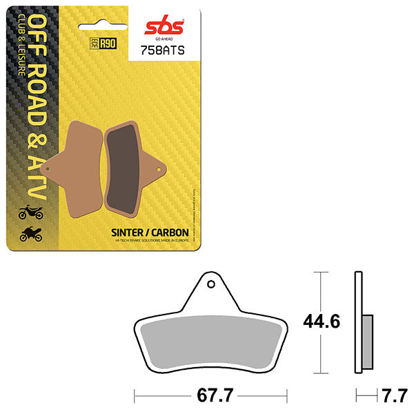 SBS SINTER BRAKE PAD (6460758100)