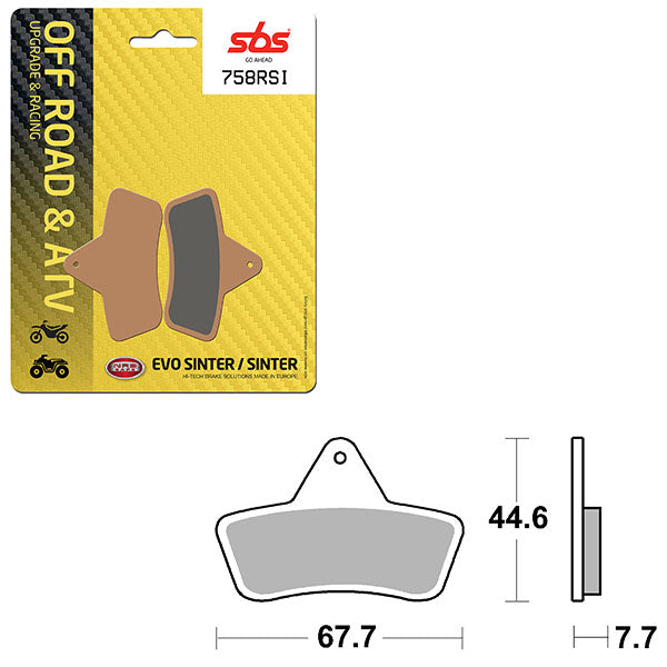 SBS EVO SINTER BRAKE PAD (6280758100)