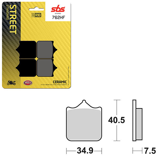 SBS ATV/UTV CERAMIC BRAKE PAD (6190762100)