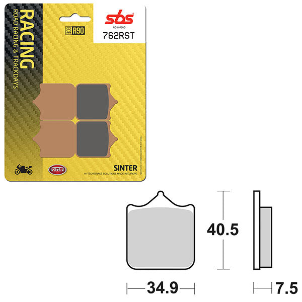 SBS ROAD RACING & TRACKDAYS SINTER BRAKE PAD (6470762100)