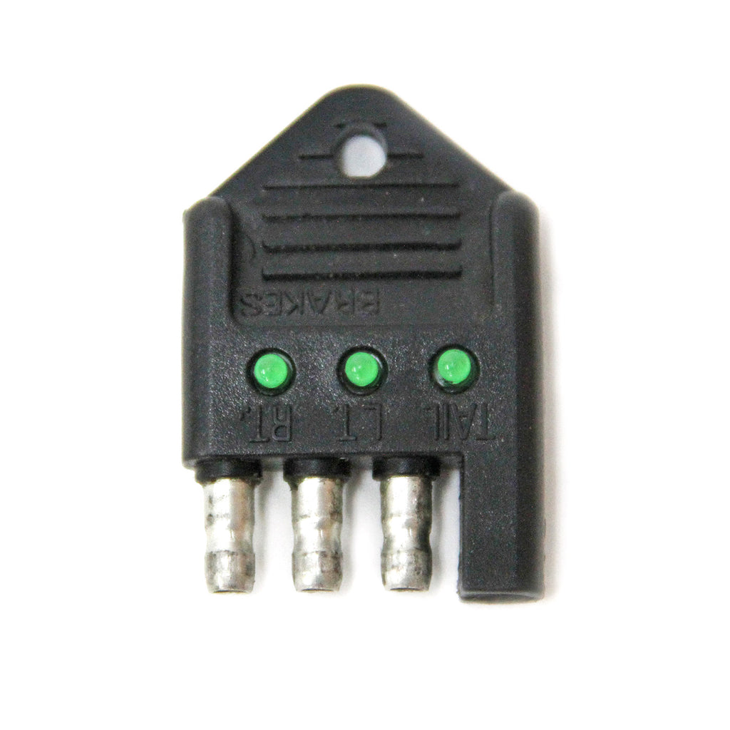 Vérificateur de connecteur 4 brins et lumière LED TECHSPAN - RecreaShop