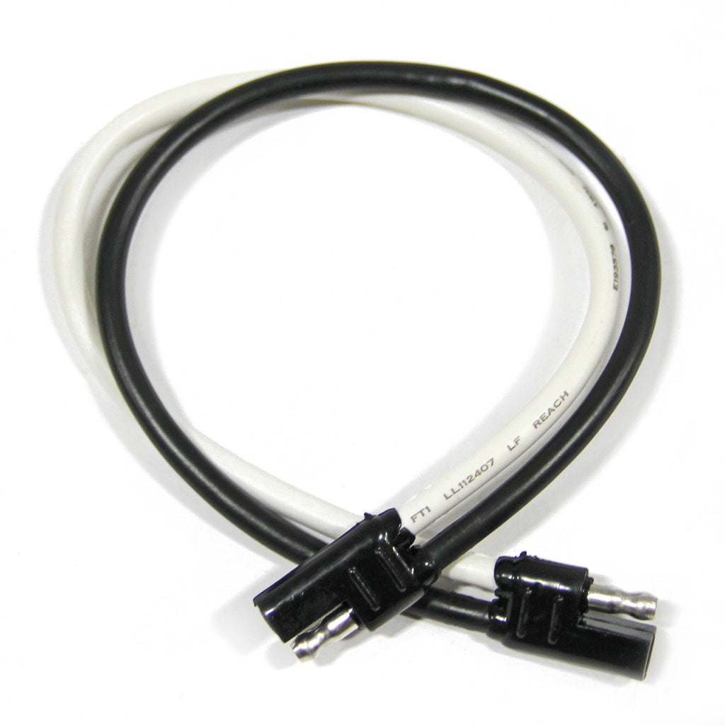 Connecteur plat 2 brins 10 GA et fil 12" TECHSPAN - RecreaShop