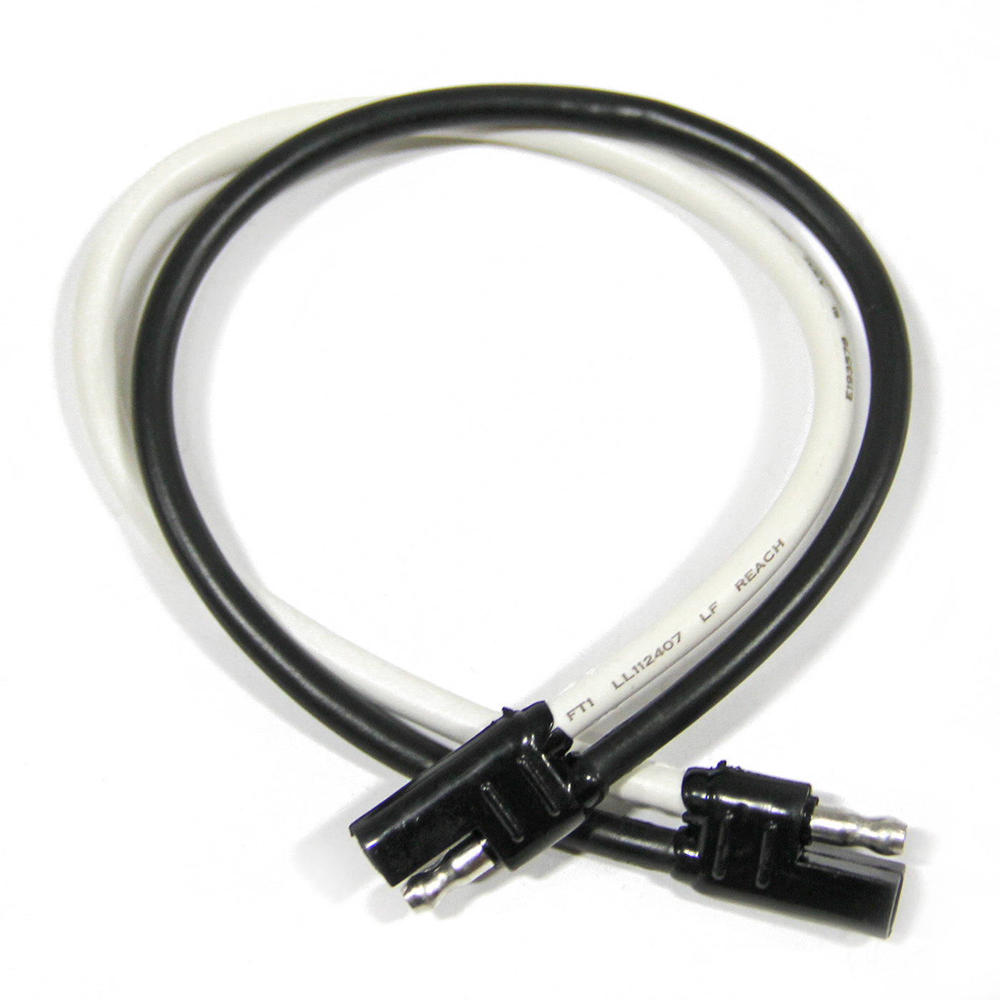 Connecteur plat 2 brins 10 GA et fil 12" TECHSPAN - RecreaShop