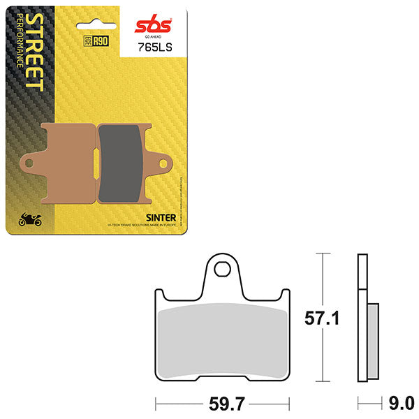 SBS PERFORMANCE LS SINTER BRAKE PAD (6260765100)