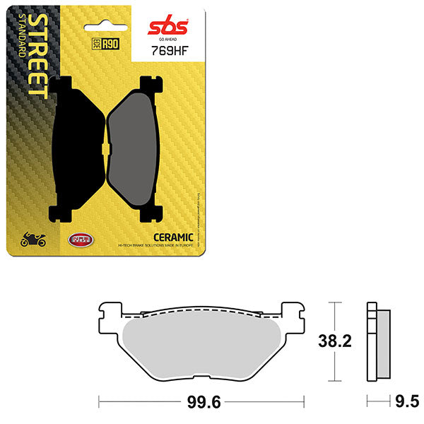 SBS ATV/UTV CERAMIC BRAKE PAD (6190769100)