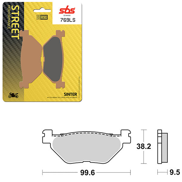 SBS PERFORMANCE LS SINTER BRAKE PAD (6260769100)