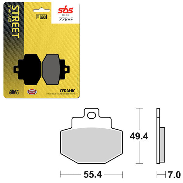 SBS ATV/UTV CERAMIC BRAKE PAD (6190772100)
