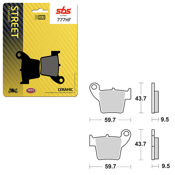 SBS ATV/UTV CERAMIC BRAKE PAD (6190777100)