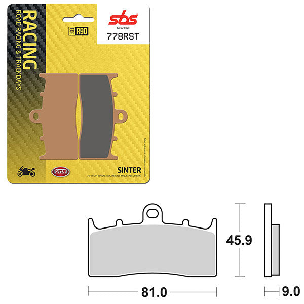SBS ROAD RACING & TRACKDAYS SINTER BRAKE PAD (6470778100)