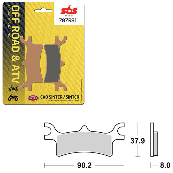 SBS EVO SINTER BRAKE PAD (6280787100)