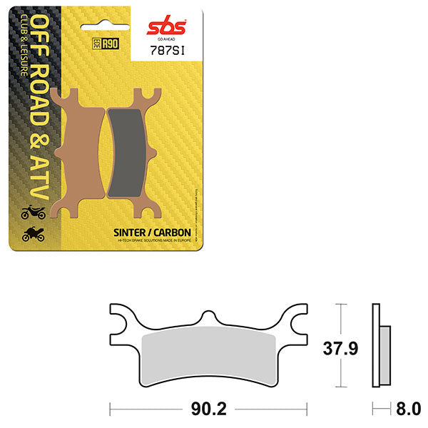 SBS ATV/UTV SINTER BRAKE PAD (6240787100)