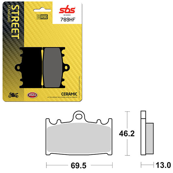 SBS ATV/UTV CERAMIC BRAKE PAD (6190789100)