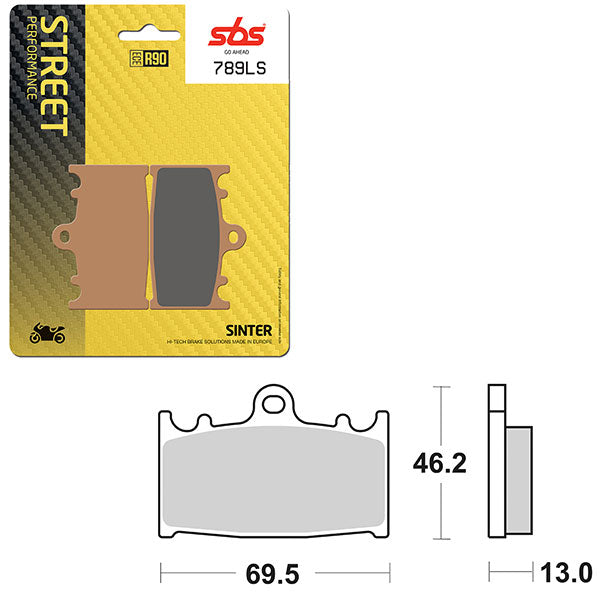 SBS PERFORMANCE LS SINTER BRAKE PAD (6260789100)