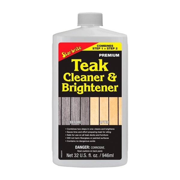 Star brite Nettoyant & éclaircissant pour Teck 32 oz - RecreaShop