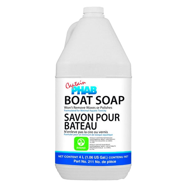 Captain Phab Savon pour bateau Eco/Certifié 4 L / 1.05 G - RecreaShop