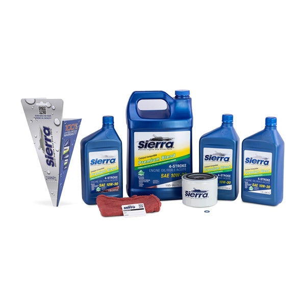 Sierra Trousse de changement d’huile, Mercury 10W-30 10W30 - RecreaShop