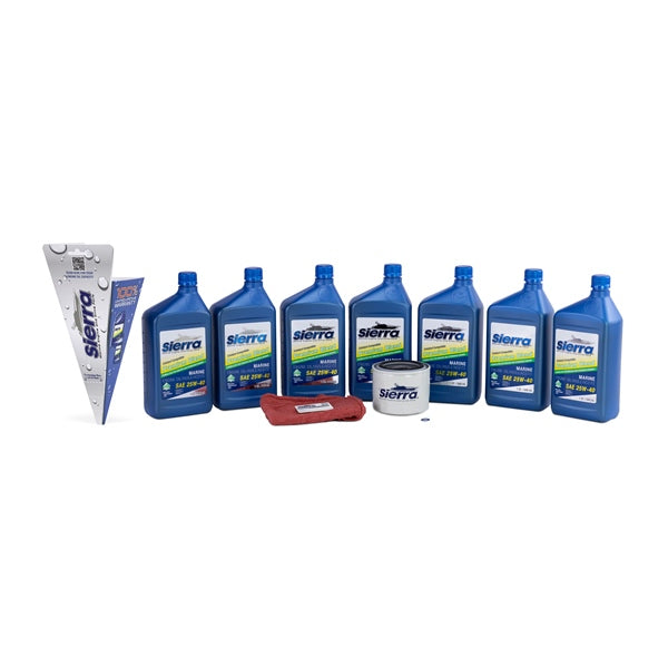 Sierra Trousse de changement d’huile, Mercury 25W-40 25W40 - RecreaShop