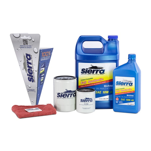 Sierra Ensemble de changement d'huile, Volvo Penta 10W-40 10W40 - RecreaShop