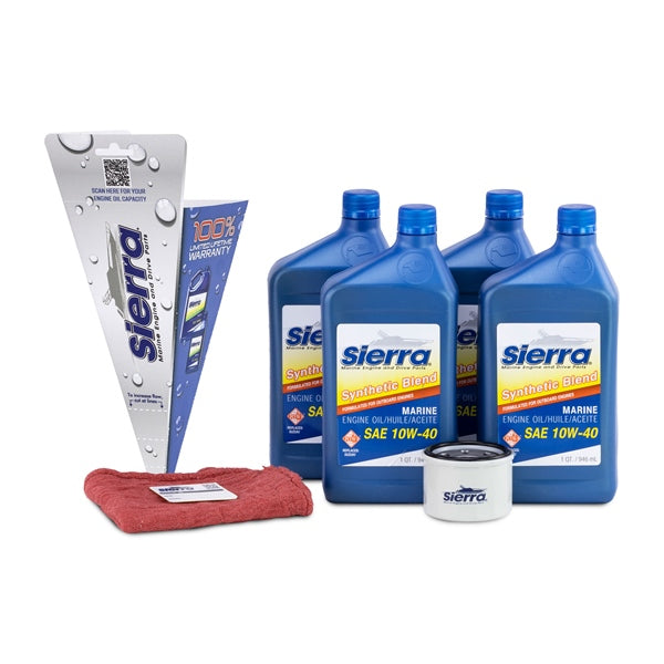 Sierra Ensemble de changement d'huile, Suzuki DF25-60A 10W40 - RecreaShop