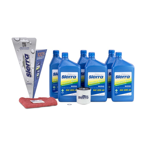 Sierra Ensemble de changement d'huile pour moteurs hors-bords Yamaha 20W40 - RecreaShop