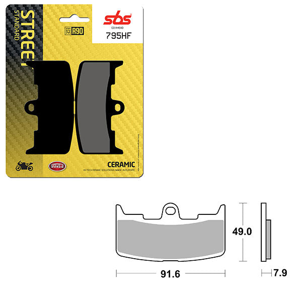 SBS ATV/UTV CERAMIC BRAKE PAD (6190795100)