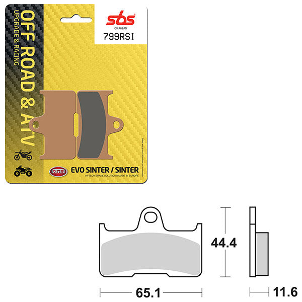 SBS EVO SINTER BRAKE PAD (6280799100)