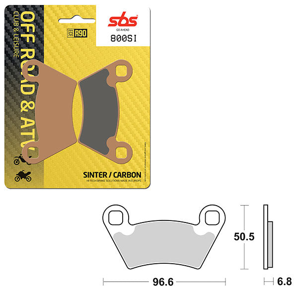 SBS ATV/UTV SINTER BRAKE PAD (6240800100)
