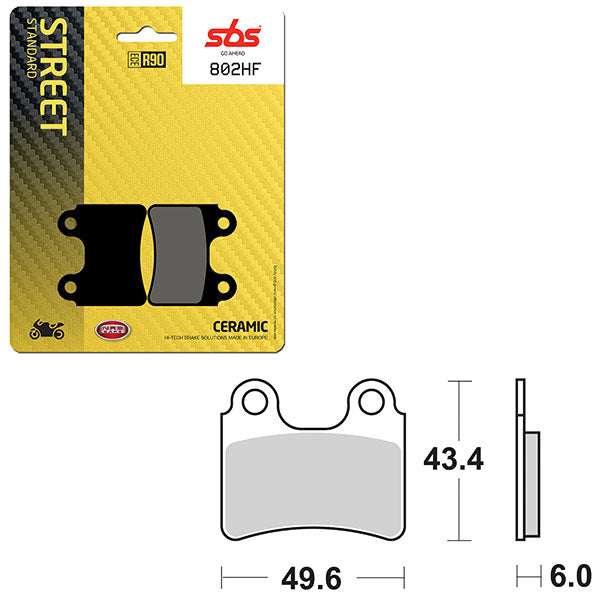 SBS ATV/UTV CERAMIC BRAKE PAD (6190802100)