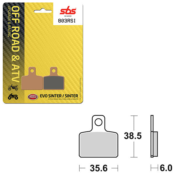 SBS EVO SINTER BRAKE PAD (6280803100)