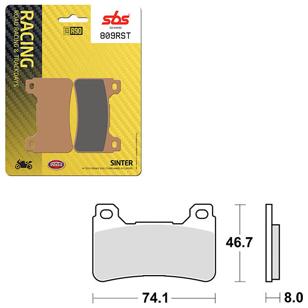 SBS ROAD RACING & TRACKDAYS SINTER BRAKE PAD (6470809100)