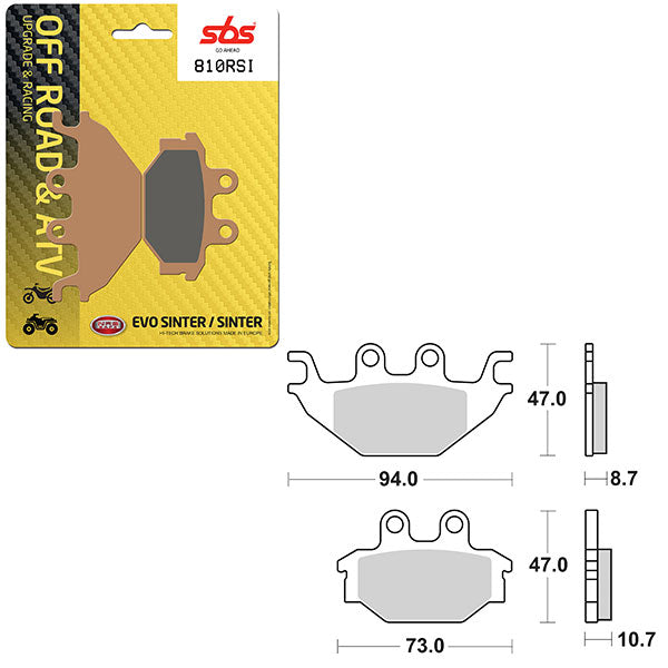 SBS EVO SINTER BRAKE PAD (6280810100)