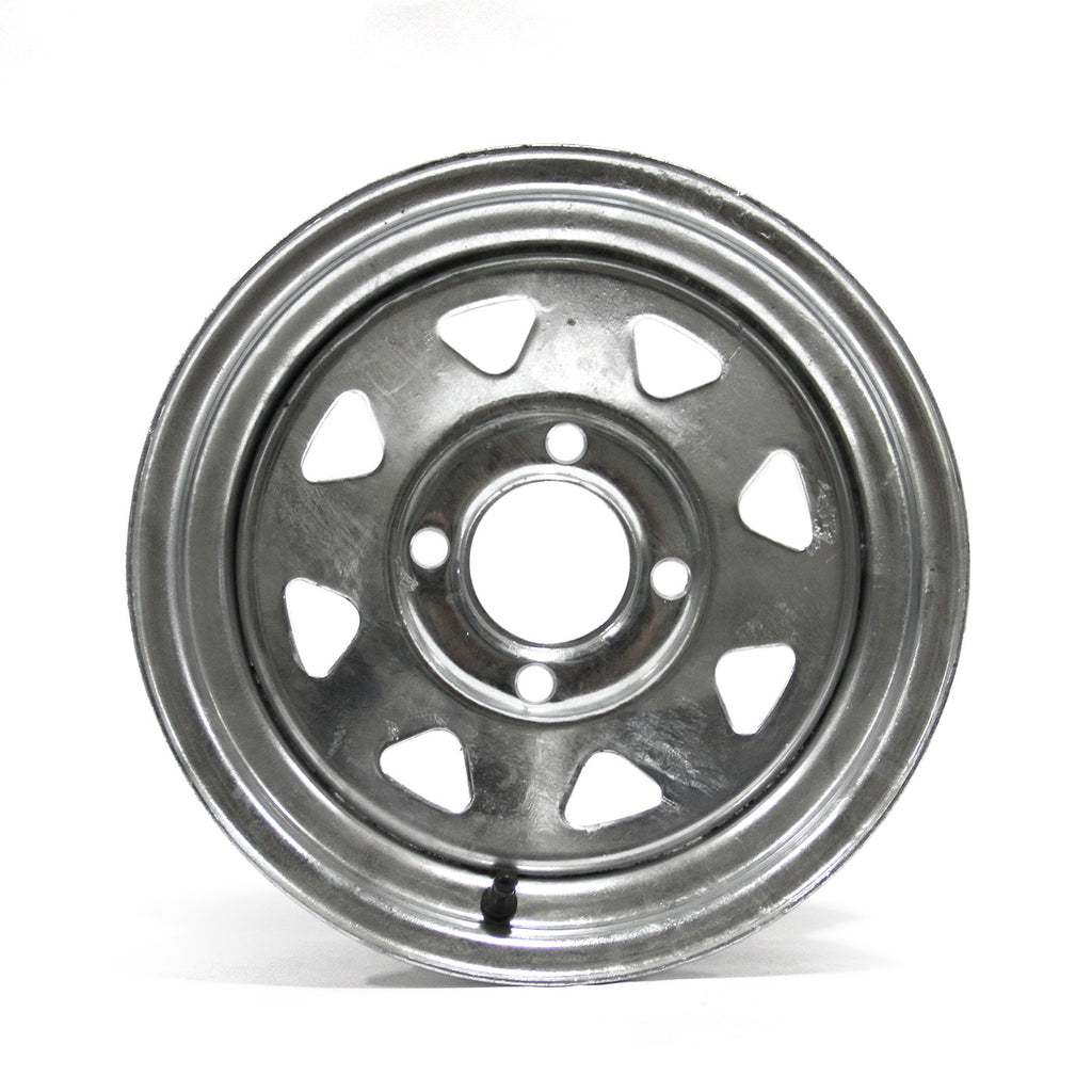 Jante 12" x 4" 4 trous 1100 lbs galvanisée - RecreaShop