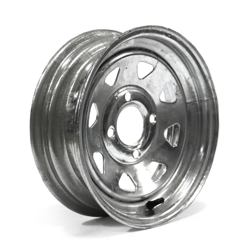 Jante 12" x 4" 4 trous 1100 lbs galvanisée - RecreaShop