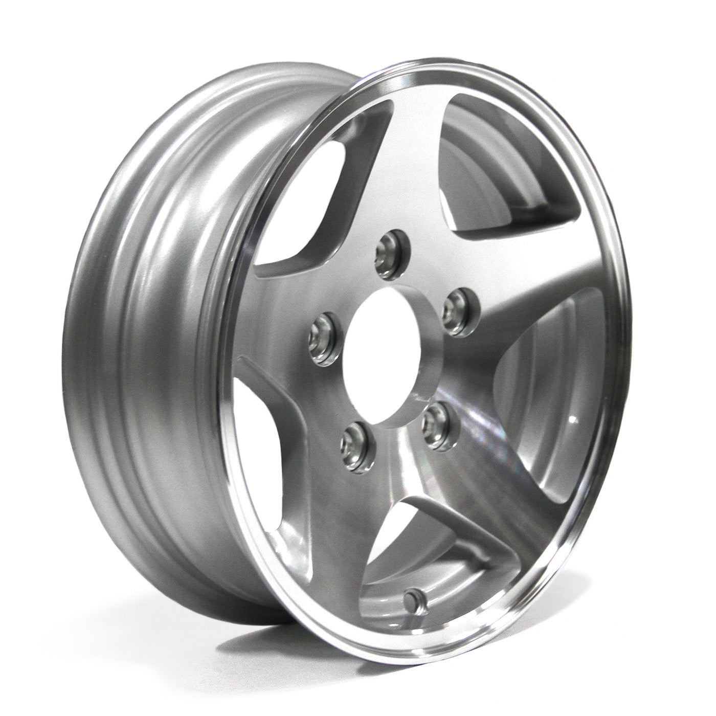 Jante 12" x 4" 5 trous 1520 lbs aluminium Five Star - RecreaShop