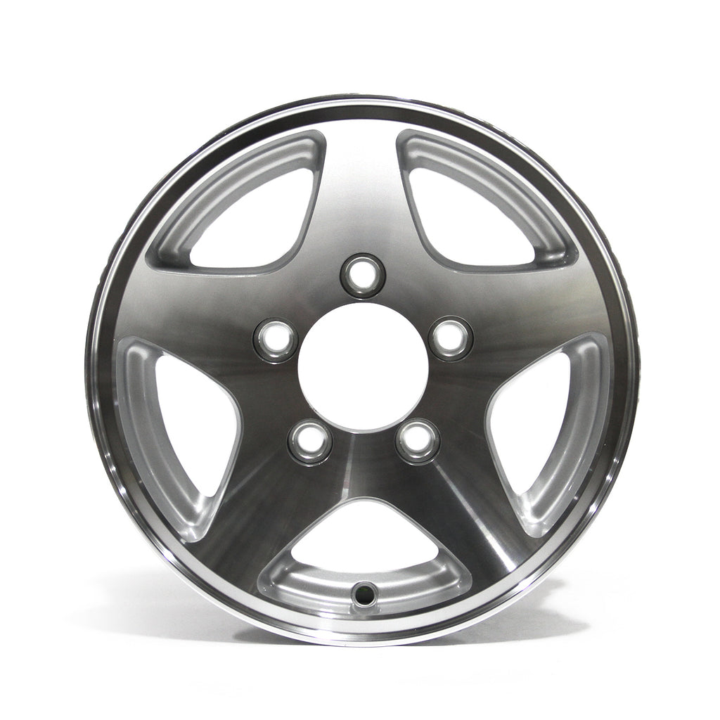 Jante 12" x 4" 5 trous 1520 lbs aluminium Five Star - RecreaShop